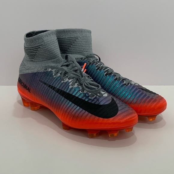 nike mercurial cr7 grey and orange